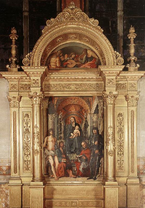 COSTA, Lorenzo Madonna and Saints dg oil painting picture